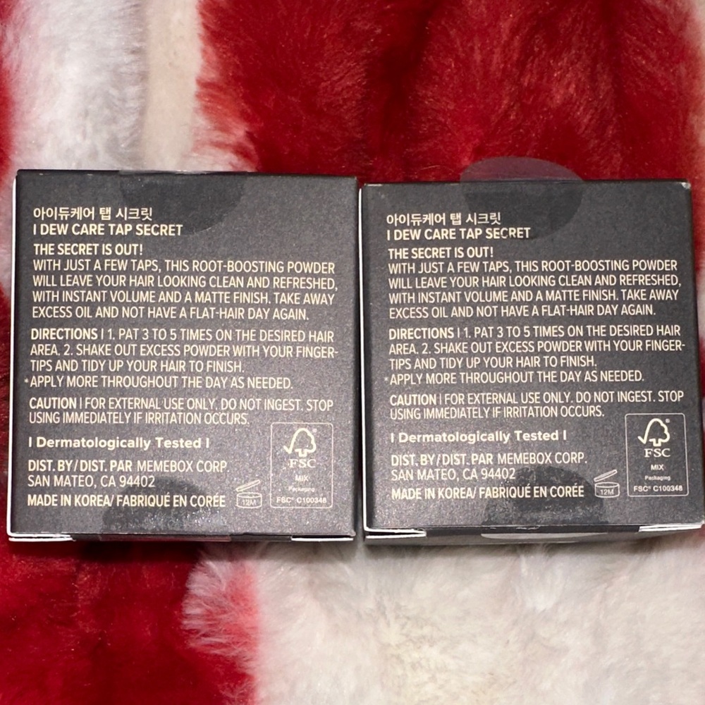 I Dew Care Tap Secret Mattifying Dry Shampoo Powder Set of 2 NIB - Picture 2 of 2